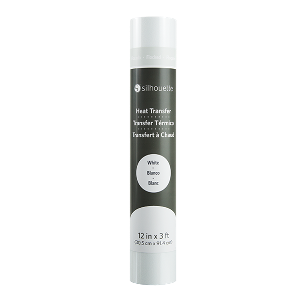 アイロンプリントシート フロック ホワイト ホワイト 12inch