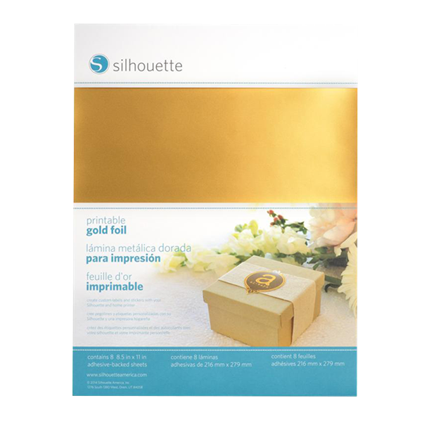 ステッカー ゴールド ゴールド 216 mm x 279 mm