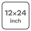 12 × 24 inch
