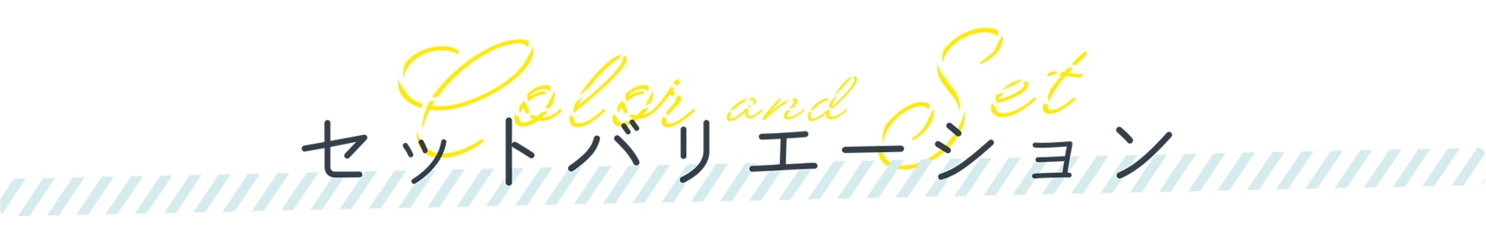 セットバリエーション